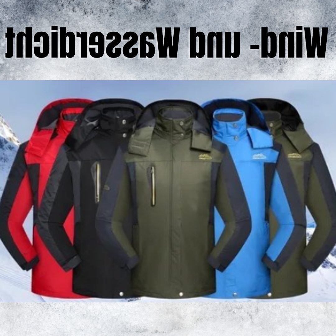 Waterdichte Winterjas met Capuchon en Fleece Voering voor Heren