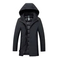 Winterjas met Afneembare Kap voor Heren - View 10