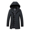 Winterjas met Afneembare Kap voor Heren - View 3