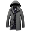 Winterjas met Afneembare Kap voor Heren - View 7