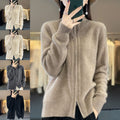 Wollen Cardigan met Ritssluiting voor Dames - View 7