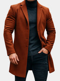 Wollen Trenchcoat met Lange Mouwen voor Heren - View 5