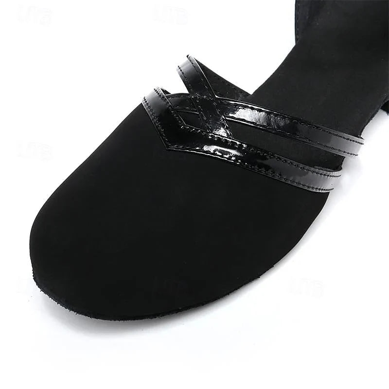 Suède Dansschoenen met Verstelbare Enkelbandjes voor Dames