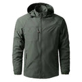 Zip-Up Overshirt met Opstaande Kraag voor Heren - View 4