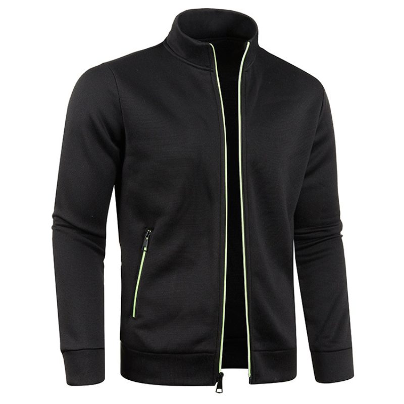 Zip-Up Vest met Opstaande Kraag voor Heren