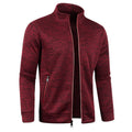 Zip-Up Vest met Opstaande Kraag voor Heren - Rood