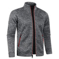 Zip-Up Vest met Opstaande Kraag voor Heren - Grijs