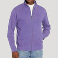 Zip-Up Vest met Opstaande Kraag voor Heren - Paars