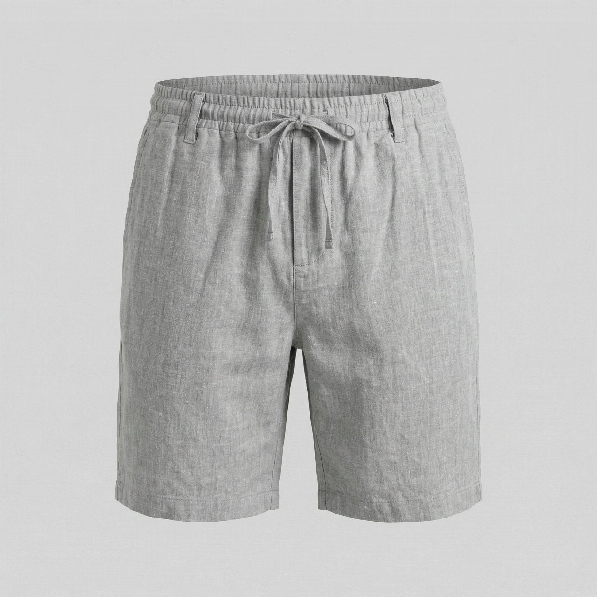 Linnen Relaxed Fit Korte Broek voor Heren