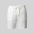 Linnen Relaxed Fit Korte Broek voor Heren