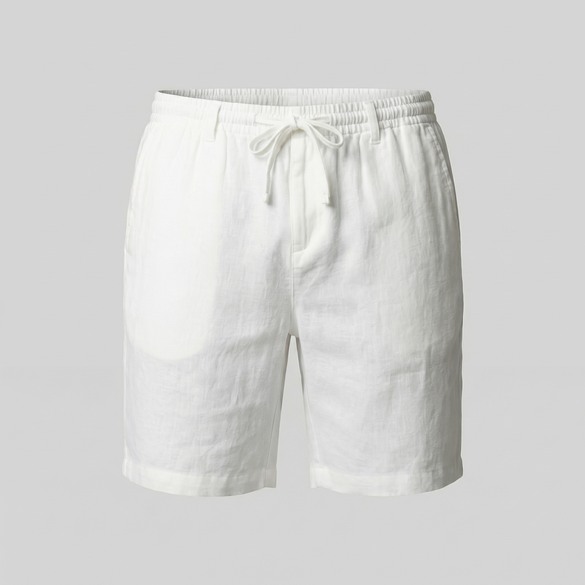 Linnen Relaxed Fit Korte Broek voor Heren
