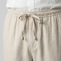 Linnen Relaxed Fit Korte Broek voor Heren