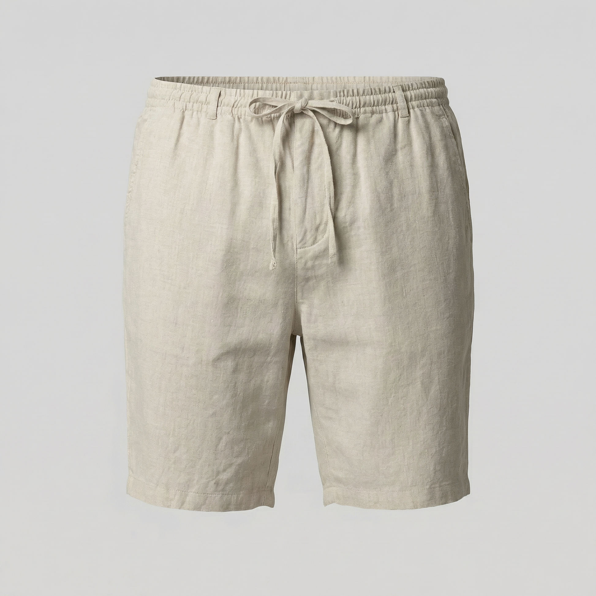 Linnen Relaxed Fit Korte Broek voor Heren